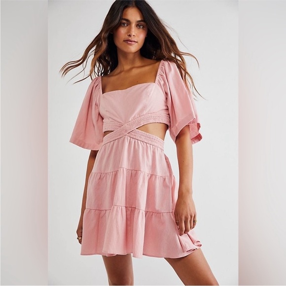 Free People Dresses & Skirts - Free People Cross Of Sunlight Mini Dress